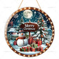 2D Santa Claus Wooden Sign – Christmas Wall & Door Decoration
