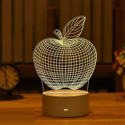 3D Acrylic Neon Love Lamp – USB LED Night Light - Buy Online at Bargain Bay Australia