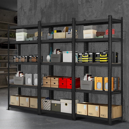 3pcs 5 - Tier Warehouse Storage Rack 1.5m - Buy Online at Bargain Bay Australia