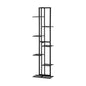 7 - Tier Bamboo Plant Stand Staggered Shelves Black - Buy Online at Bargain Bay Australia