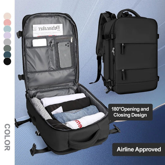 Waterproof Travel Backpack – Carry - On & Laptop Safe - Buy Online at Bargain Bay Australia