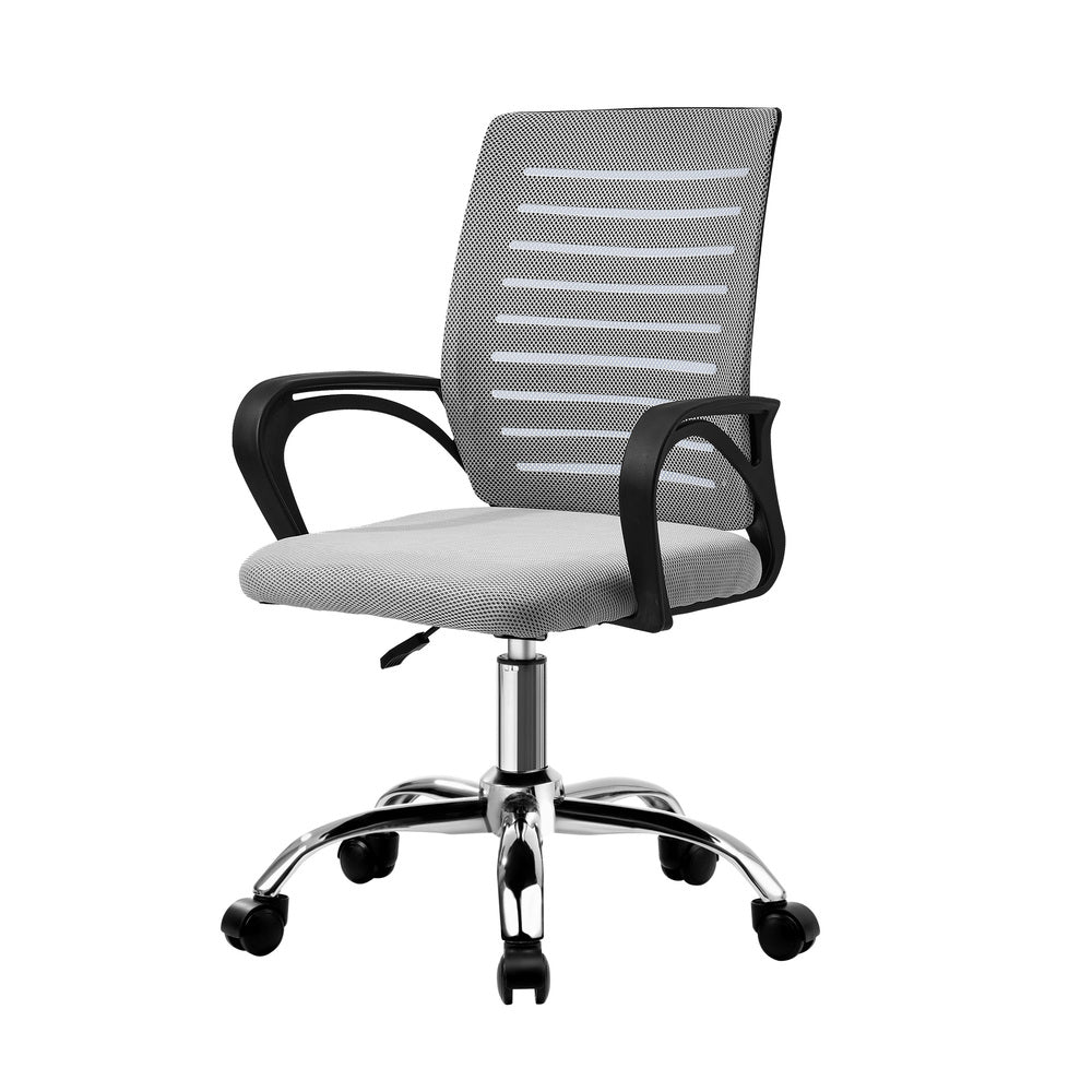 Black and Grey Mesh Office Chair with Breathable Backrest - Buy Online at Bargain Bay Australia