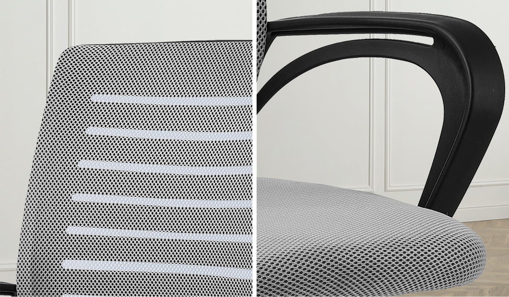 Black and Grey Mesh Office Chair with Breathable Backrest - Buy Online at Bargain Bay Australia