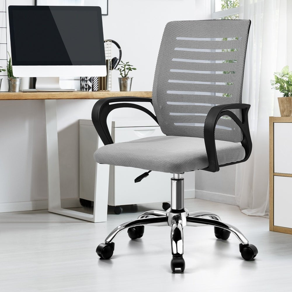 Black and Grey Mesh Office Chair with Breathable Backrest - Buy Online at Bargain Bay Australia