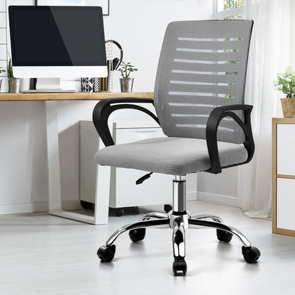 Black and Grey Mesh Office Chair with Breathable Backrest - Buy Online at Bargain Bay Australia