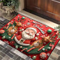 Cartoon Gingerbread Man Christmas Floor Mat – Non - Slip Kitchen & Entry Rug - Buy Online at Bargain Bay Australia