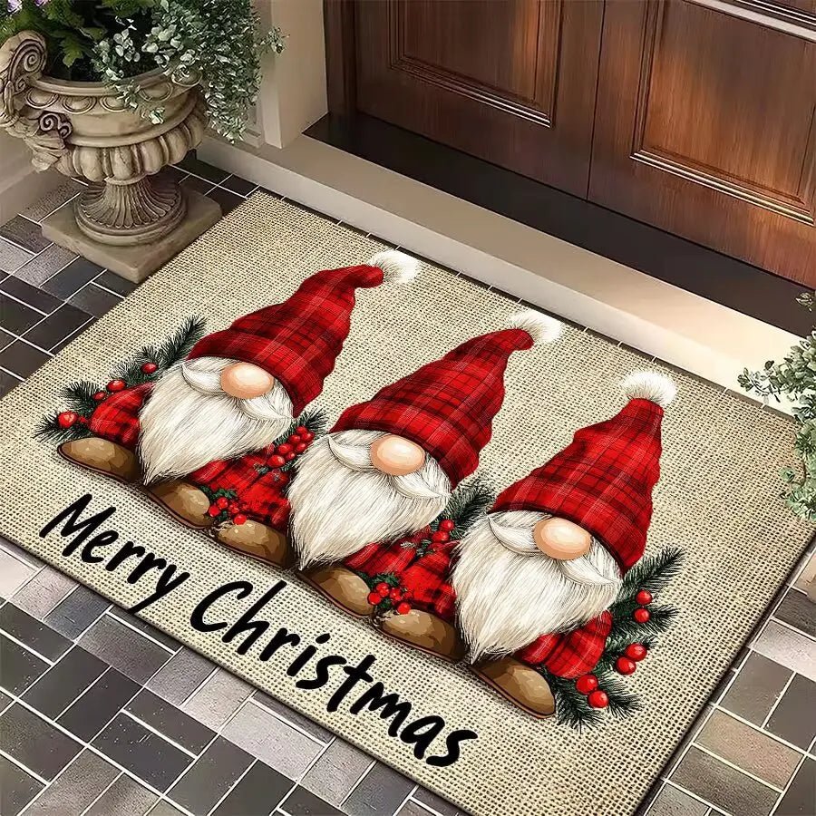 Cartoon Gingerbread Man Christmas Floor Mat – Non - Slip Kitchen & Entry Rug - Buy Online at Bargain Bay Australia
