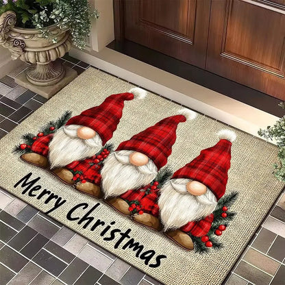 Cartoon Gingerbread Man Christmas Floor Mat – Non - Slip Kitchen & Entry Rug - Buy Online at Bargain Bay Australia