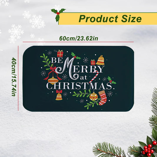 Cartoon Gingerbread Man Christmas Floor Mat – Non - Slip Kitchen & Entry Rug - Buy Online at Bargain Bay Australia