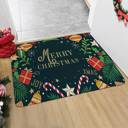 Cartoon Gingerbread Man Christmas Floor Mat – Non - Slip Kitchen & Entry Rug - Buy Online at Bargain Bay Australia