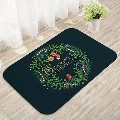 Cartoon Gingerbread Man Christmas Floor Mat – Non - Slip Kitchen & Entry Rug - Buy Online at Bargain Bay Australia