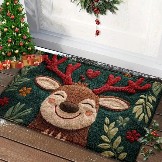Cartoon Gingerbread Man Christmas Floor Mat – Non - Slip Kitchen & Entry Rug - Buy Online at Bargain Bay Australia
