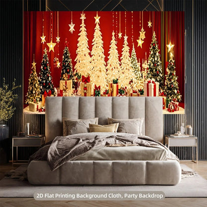 Christmas Light-Up Scene Decoration – Holiday Tree & Gift Display