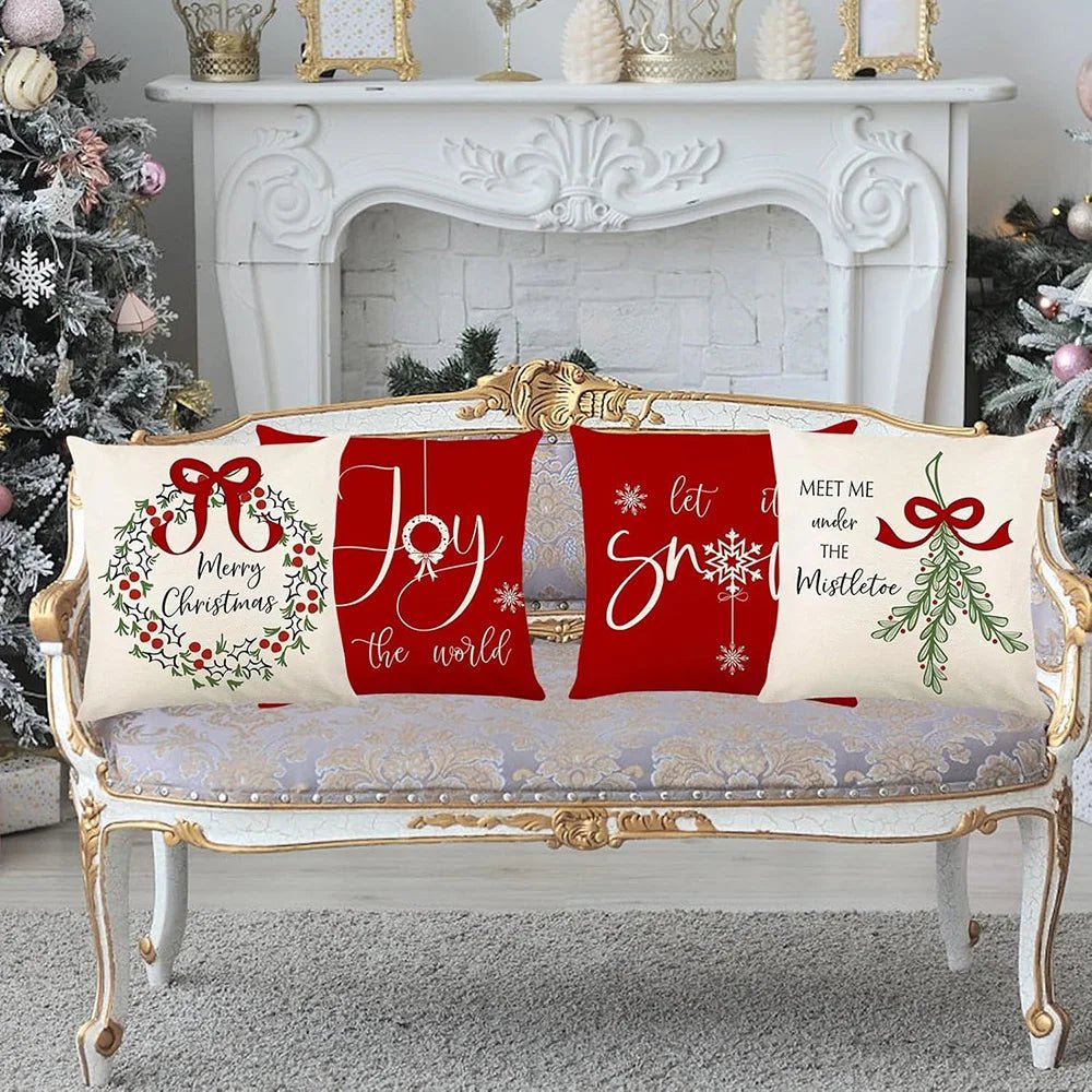 Christmas Pillow Covers – Merry Christmas & Holiday Quotes