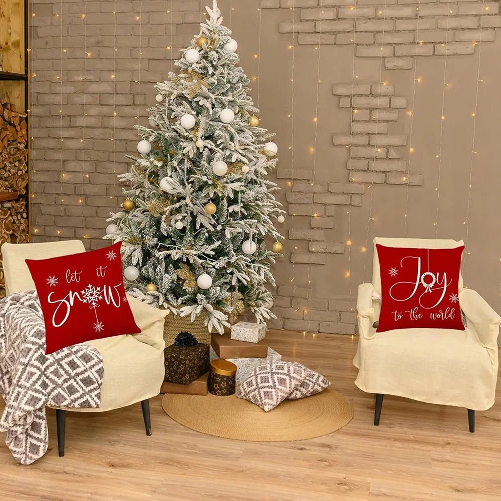 Christmas Pillow Covers – Merry Christmas & Holiday Quotes