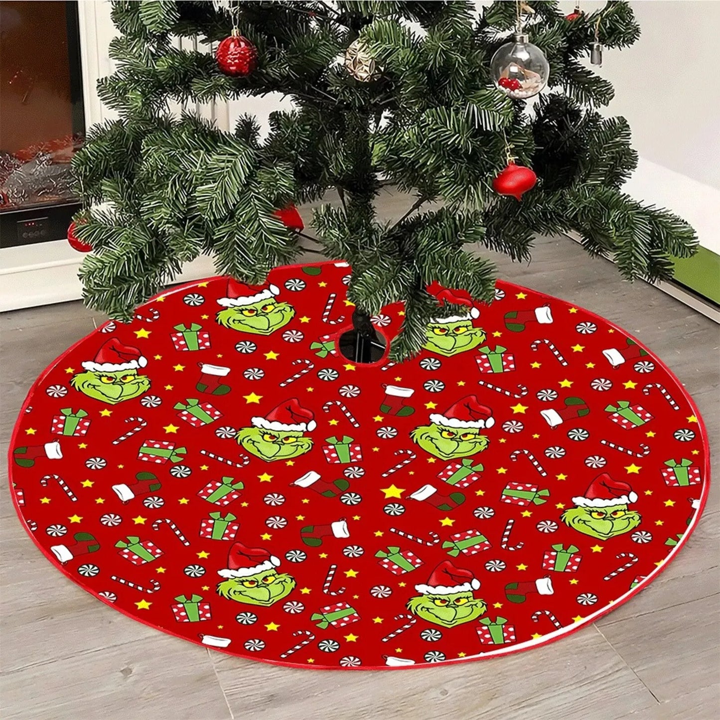 Christmas Tree Skirt – Festive Holiday Tree Decoration