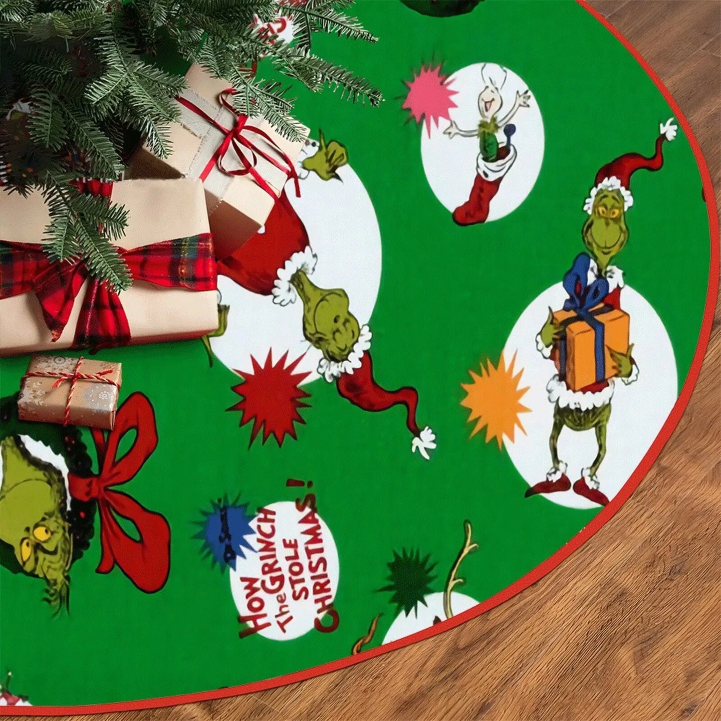 Christmas Tree Skirt – Festive Holiday Tree Decoration