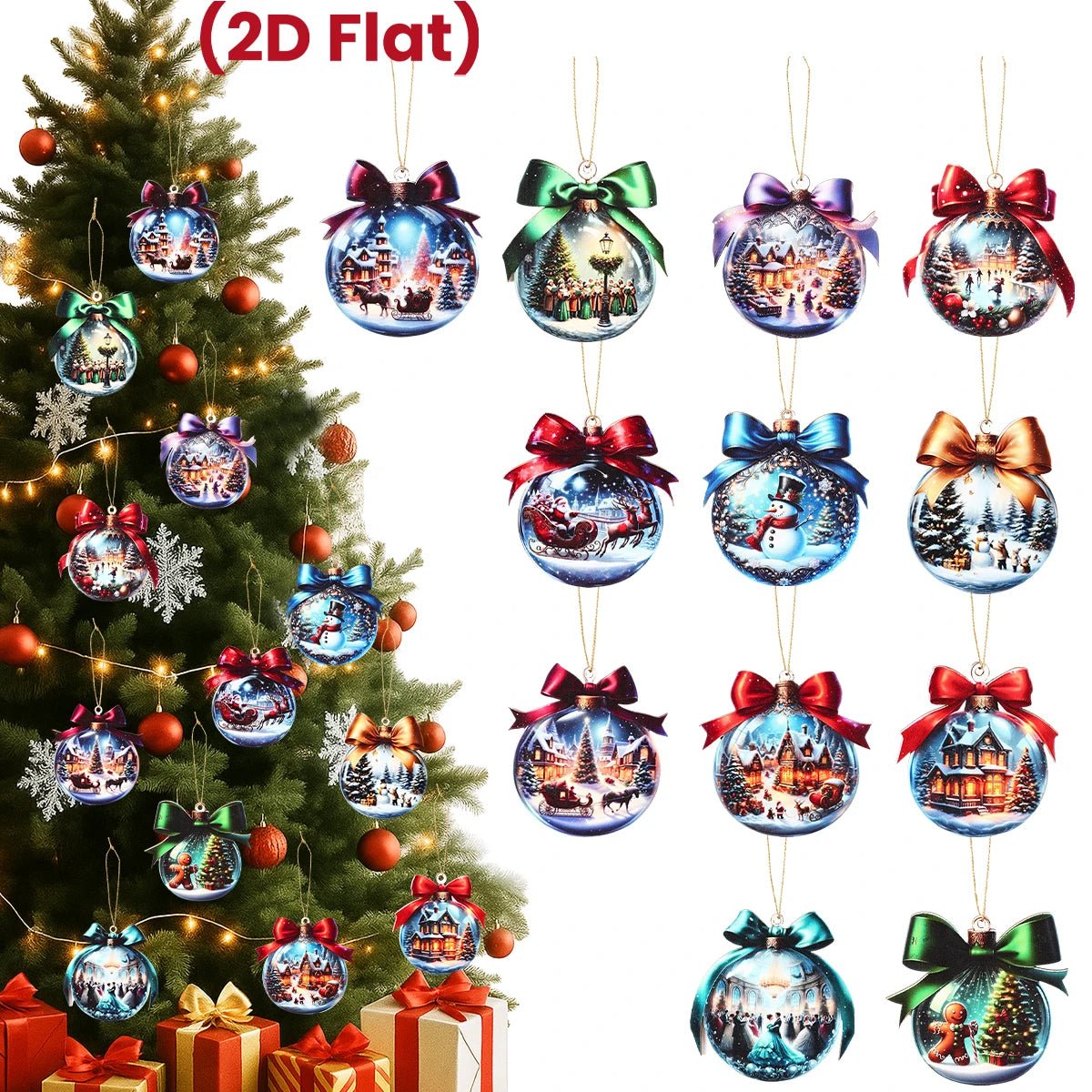 Christmas Wooden Hanging Ornaments – Happy 2026 Santa Claus Décor - Buy Online at Bargain Bay Australia
