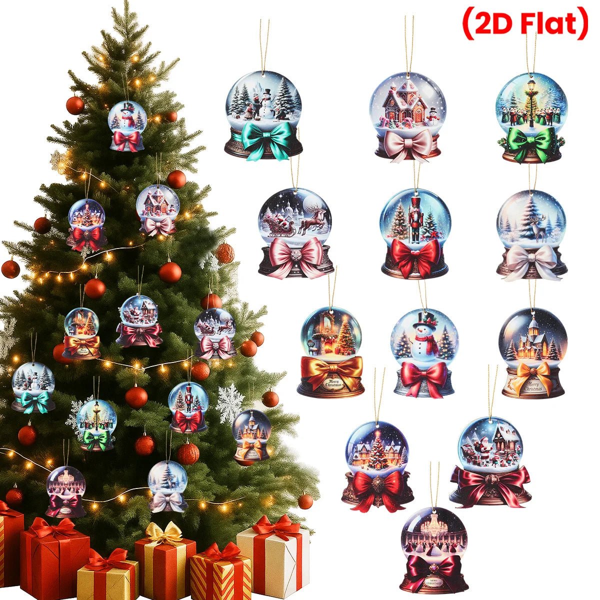 Christmas Wooden Hanging Ornaments – Happy 2026 Santa Claus Décor - Buy Online at Bargain Bay Australia