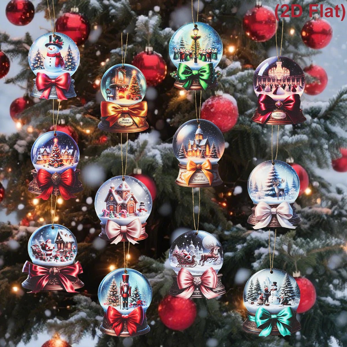 Christmas Wooden Hanging Ornaments – Happy 2026 Santa Claus Décor - Buy Online at Bargain Bay Australia