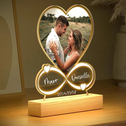 Custom Photo Acrylic Love Frame – Personalized Anniversary Gift - Buy Online at Bargain Bay Australia