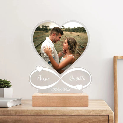 Custom Photo Acrylic Love Frame – Personalized Anniversary Gift - Buy Online at Bargain Bay Australia