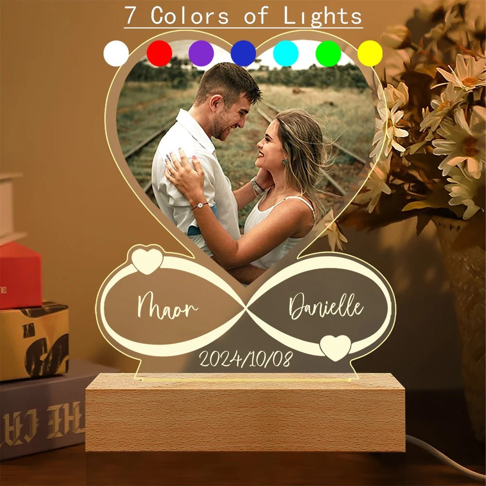 Custom Photo Acrylic Love Frame – Personalized Anniversary Gift - Buy Online at Bargain Bay Australia