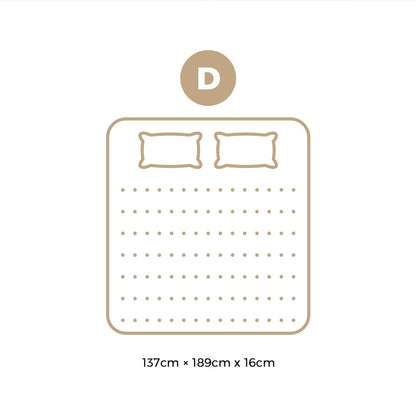 Double Mattress Bonnell Spring Boucle 16cm - Buy Online at Bargain Bay Australia