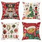 Festive Christmas Pillowcases – Nutcracker, Gingerbread & Ornament Print