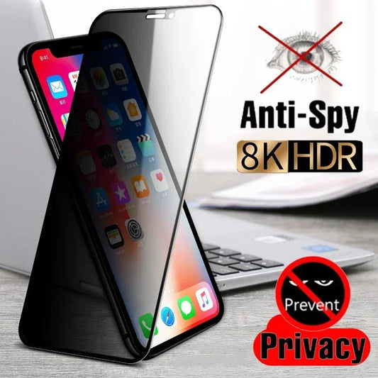 Full Cover Privacy Screen Protector – iPhone 8–16 Series Anti - Spy Glass - Buy Online at Bargain Bay Australia