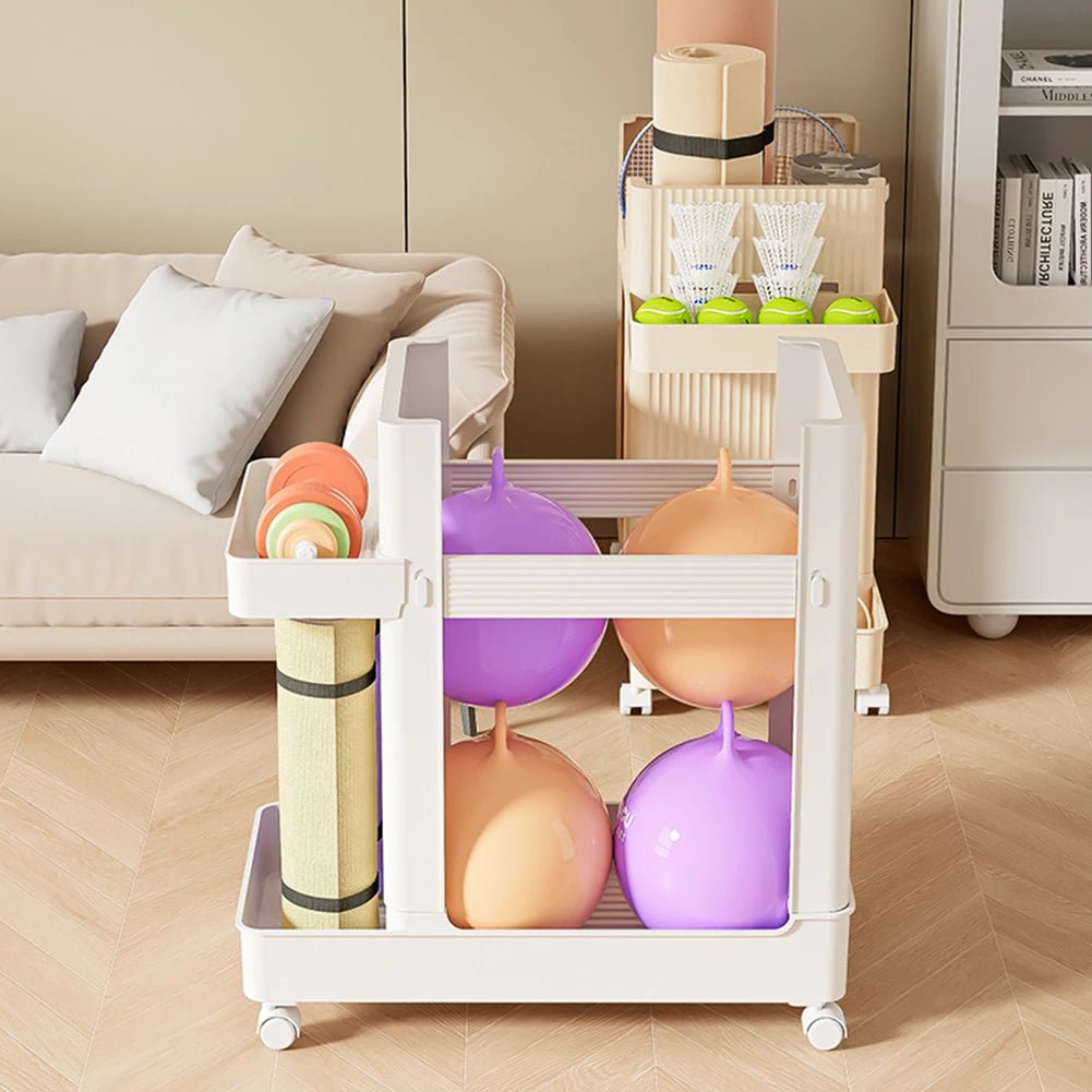 Gym Equipment Storage Rack – Mobile Holder with Wheels - Buy Online at Bargain Bay Australia