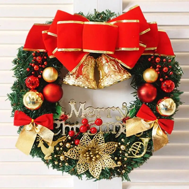 Handmade Simulation Christmas Wreath – Holiday Door & Window Decor - Buy Online at Bargain Bay Australia