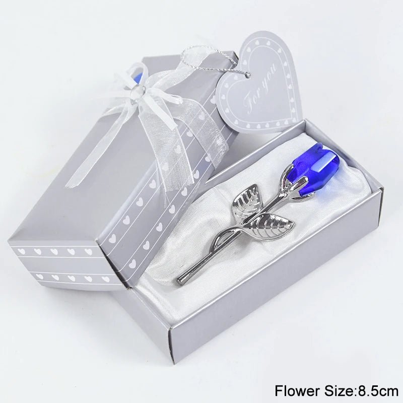 “I Love You” Crystal Bear with Rose Flowers – Valentine’s Day Gift - Buy Online at Bargain Bay Australia