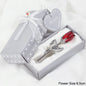 “I Love You” Crystal Bear with Rose Flowers – Valentine’s Day Gift - Buy Online at Bargain Bay Australia