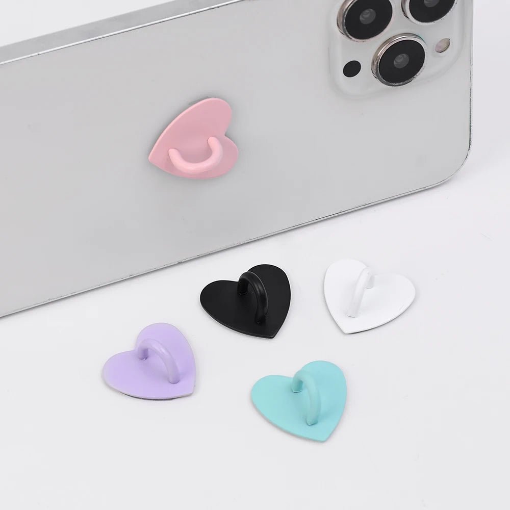 Kawaii Metal Heart Phone Charm – Finger Ring Stand - Buy Online at Bargain Bay Australia