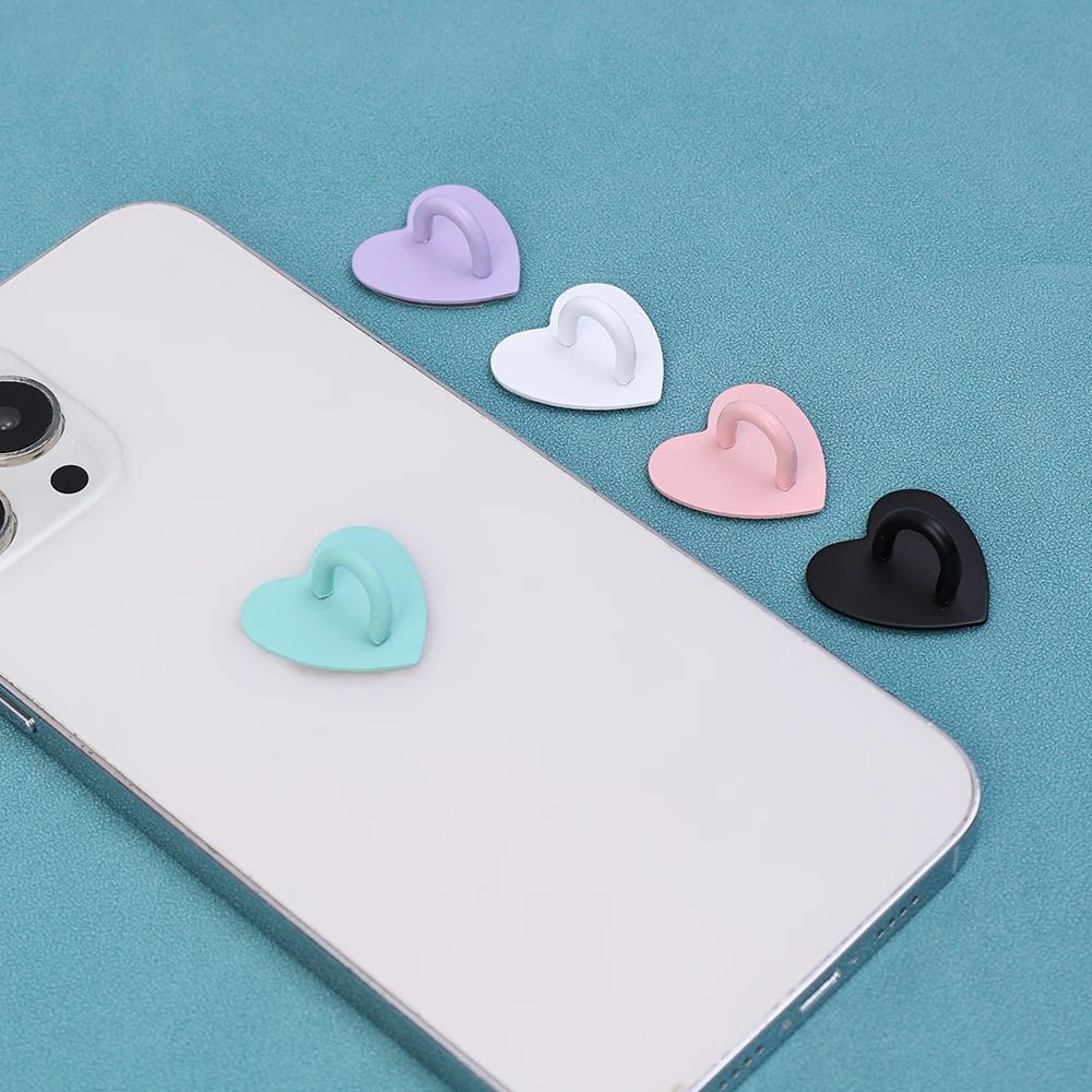 Kawaii Metal Heart Phone Charm – Finger Ring Stand - Buy Online at Bargain Bay Australia