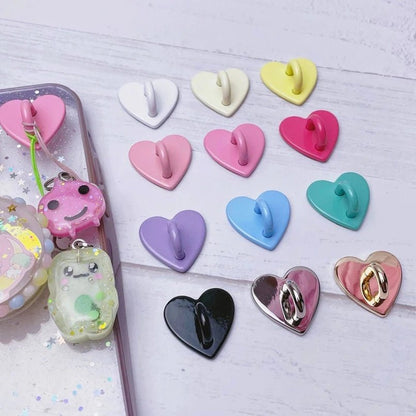 Kawaii Metal Heart Phone Charm – Finger Ring Stand - Buy Online at Bargain Bay Australia