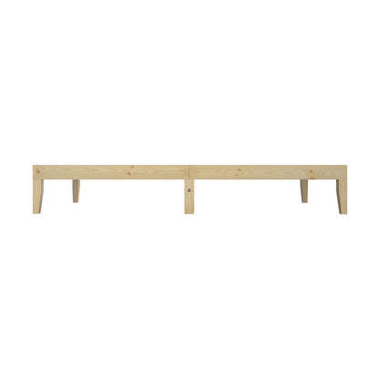 King Single Bed Frame Pine Wood Bed Base - Buy Online at Bargain Bay Australia