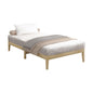 King Single Bed Frame Pine Wood Bed Base - Buy Online at Bargain Bay Australia
