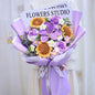 Knitted Flower Bouquet – Big Valentine’s & Anniversary Gift Bundle - Buy Online at Bargain Bay Australia