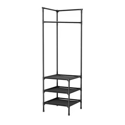 Multifunction Multi - Layer Floor Standing Corner Hanger Clothing Storage Shelf - Buy Online at Bargain Bay Australia
