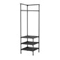 Multifunction Multi - Layer Floor Standing Corner Hanger Clothing Storage Shelf - Buy Online at Bargain Bay Australia