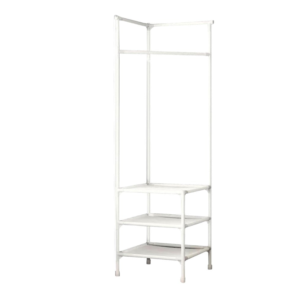 Multifunction Multi - Layer Floor Standing Corner Hanger Clothing Storage Shelf - Buy Online at Bargain Bay Australia