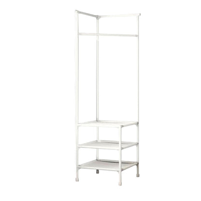 Multifunction Multi - Layer Floor Standing Corner Hanger Clothing Storage Shelf - Buy Online at Bargain Bay Australia