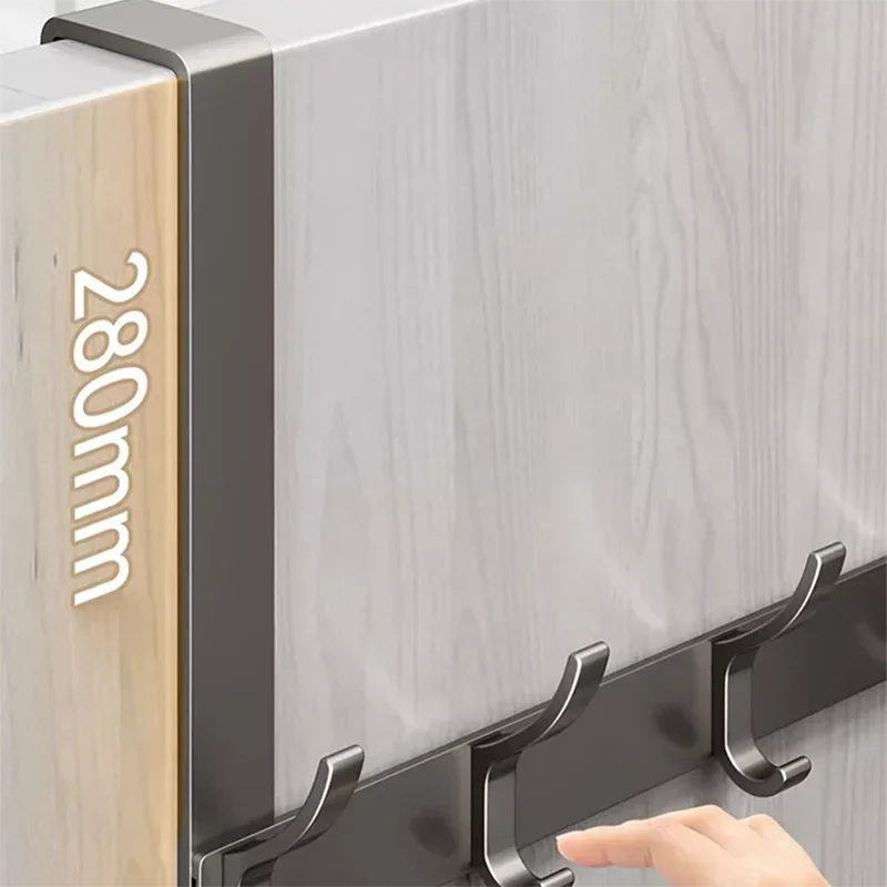 Over-the-Door Home Organizer Rack – Clothes, Coat, Hat & Towel Hanger