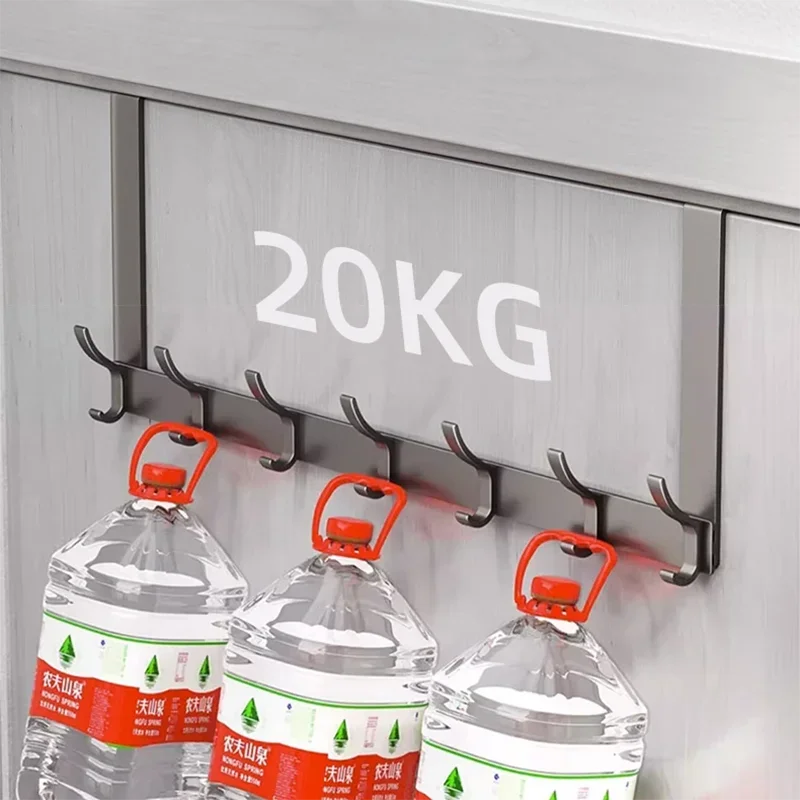 Over-the-Door Home Organizer Rack – Clothes, Coat, Hat & Towel Hanger