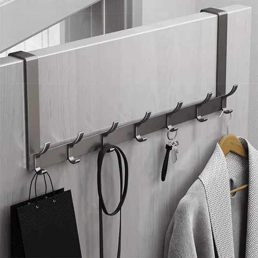 Over - the - Door Organizer Rack – Clothes, Coats & Towels - Buy Online at Bargain Bay Australia