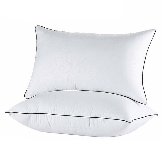 Pack of 2 Hotel Quality Comfortable and Washable High Support Medium Firm Pillows - Buy Online at Bargain Bay Australia