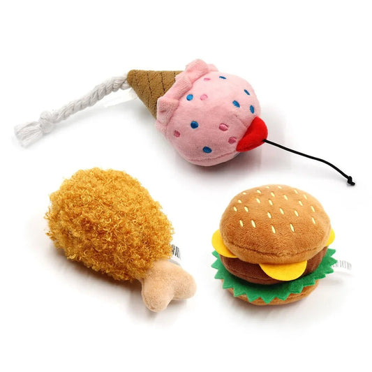 Plush Dog Toys – Squeaky Chew Toys for Pets - Buy Online at Bargain Bay Australia