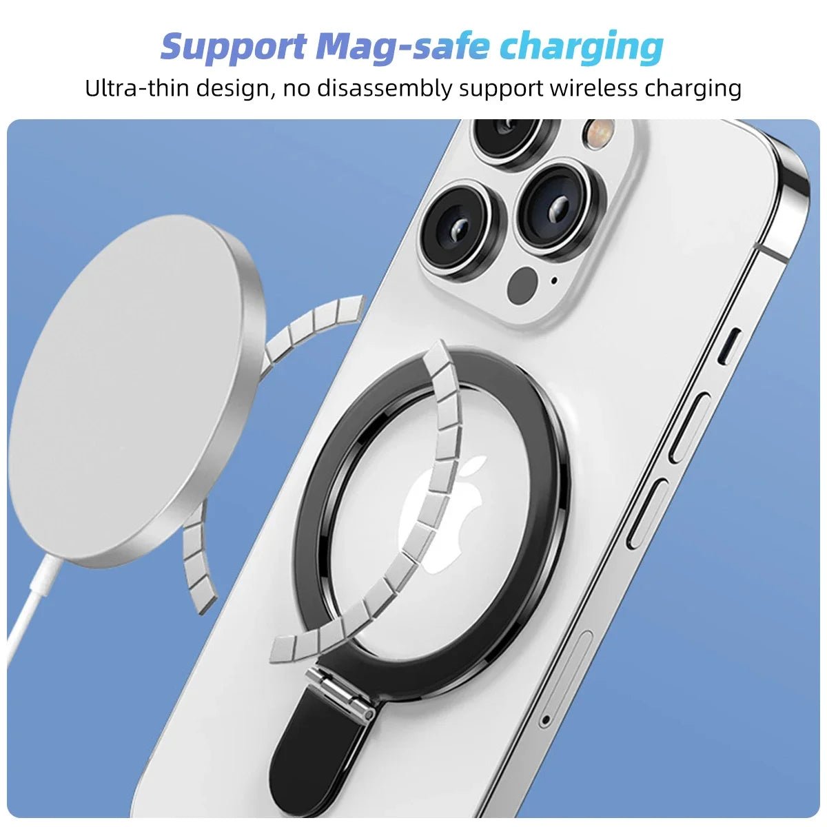 Rotatable Magnetic Phone Ring Holder – MagSafe Compatible - Buy Online at Bargain Bay Australia